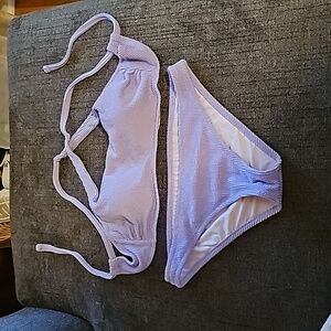 NWOT Women's 36C/Large Shade & Shore Light Purple Biniki